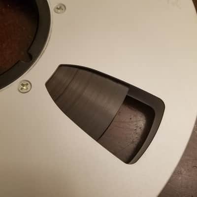 Dictaphone metal take-up reel 10.5" 1/2" tape supply R2R 1990s - aluminum image 6
