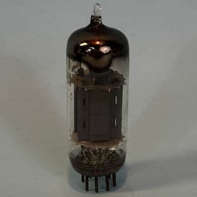 1955 General Electric 12BH7 Vintage 1950s GE Gray Plate D Getter Tube! T500 image 2