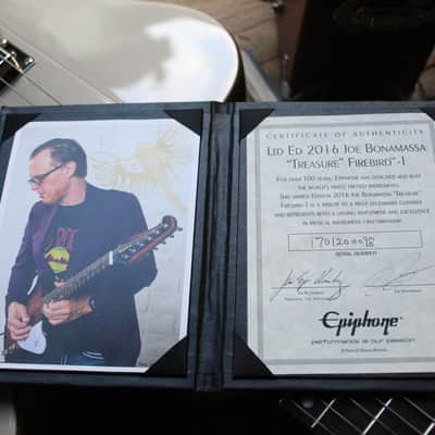EPIPHONE "Joe Bonamassa Limited Edition Treasure Firebird Polymist Gold" GIGBAG, 3, 13 KG image 22
