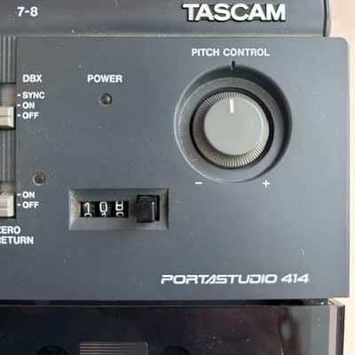 TASCAM Portastudio 414 4-Track Cassette Recorder 1980s - Gray image 6