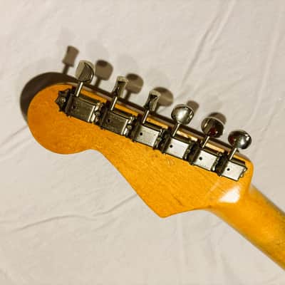 Fender Stratocaster 1965 - Factory-Original Black Over Charcoal Frost image 23