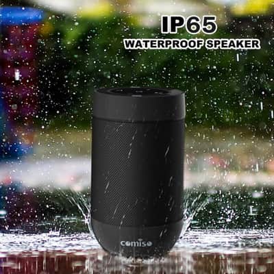 Portable Bluetooth Speaker with TF Card Support, IP65 Waterproof Wireless Audio Speaker for Outdoor, Travel, Beach & Home Use image 3