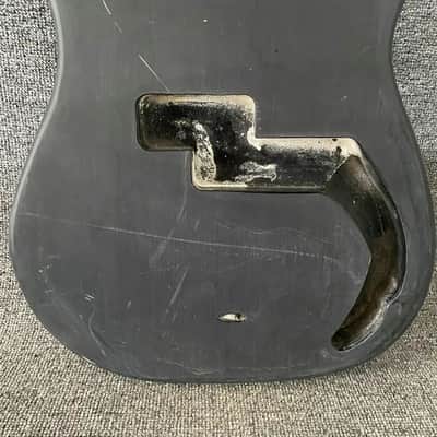 Black 4 String Precision P Bass Style Basswood Body image 6