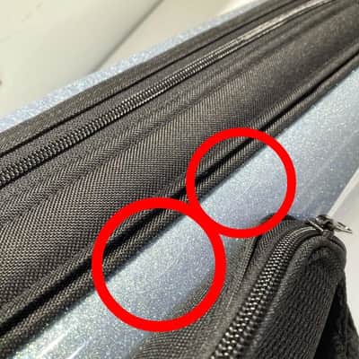 BAGS [Slightly Damaged - Special Price!!] Tenor Saxophone Fiber Case, Bags EFSTS INNO BLUE image 2