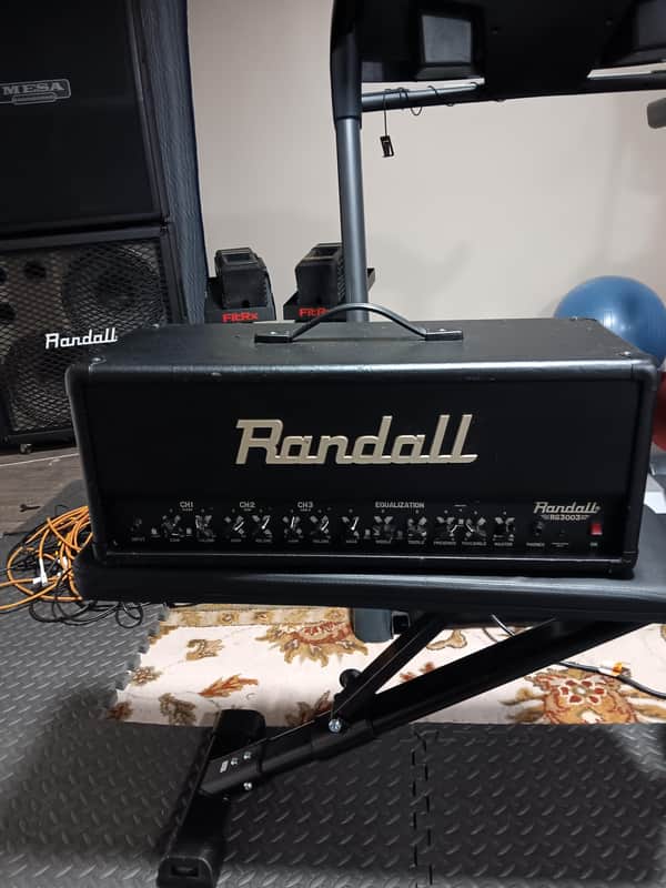 Randall RG3003H 3-Channel 300-Watt Solid State Guitar Amp Head 2010s - Black image 1