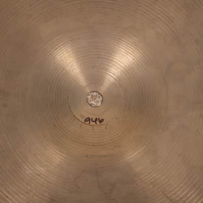 1970s Zildjian 16" A Hollow Logo Crash Cymbal 946g image 6
