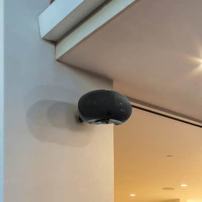 (4) Rockville D4-16 Black Dual 4" 16 Ohm Outdoor Home Patio Speakers+Receiver image 3