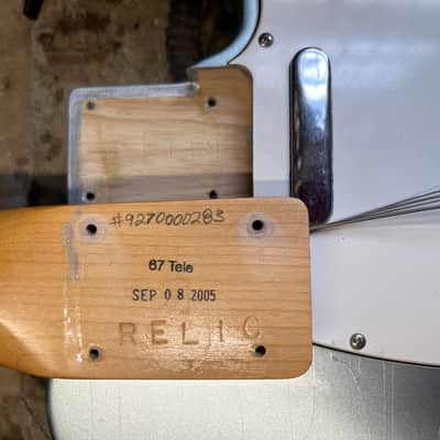 2005 Fender Custom Shop Relic ‘67 Telecaster - Owned by Jim Babjak / Smithereens! With Letter of Authenticity image 10