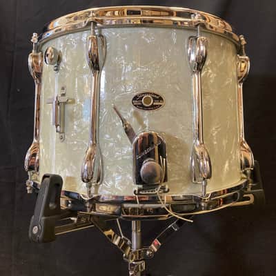 Slingerland - 10x14" No. 142 Marching Snare Drum, 1968–1972 - Marine Pearl image 1