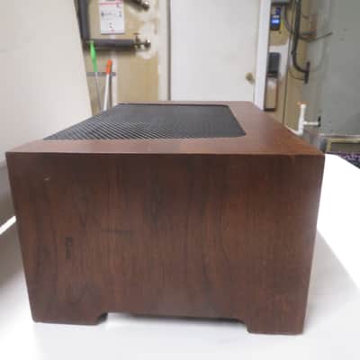 Marantz Model Fifteen Power Amplifier early 1970's - silver faceplate, wood cabinet image 6