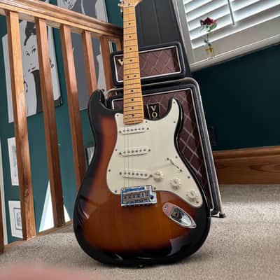 2024 Fender 70th Anniversary Player Stratocaster Two Tone Sunburst image 14