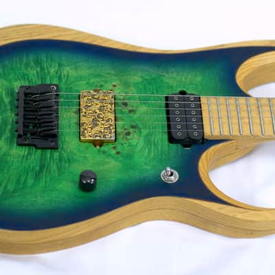 Ibanez Iron Label Rgd Ix6mpb Dimarzio - Blue Burst image 12