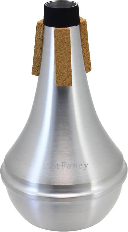 Trumpet Mute, Lightweight Aluminum Straight Mute for Jazz, 3.5"x6" Trumpet Muffler Silencer, Excellent For Stage Performance & Practice image 1