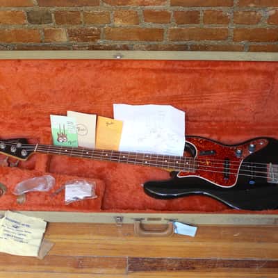 Fender American Vintage '62 Jazz Bass 1988 - Black image 9