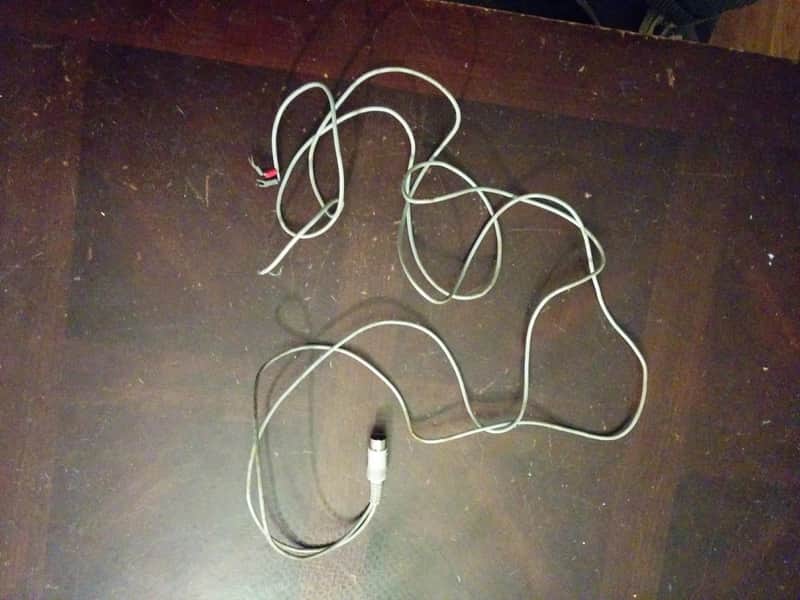 Vintage 3-pin DIN Klein Tuchel Male Mic to screw connection and cut cable 1960s Grey image 1