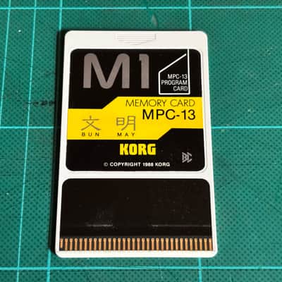 KORG M1 PROGRAM CARD BUNMAY MPC-13