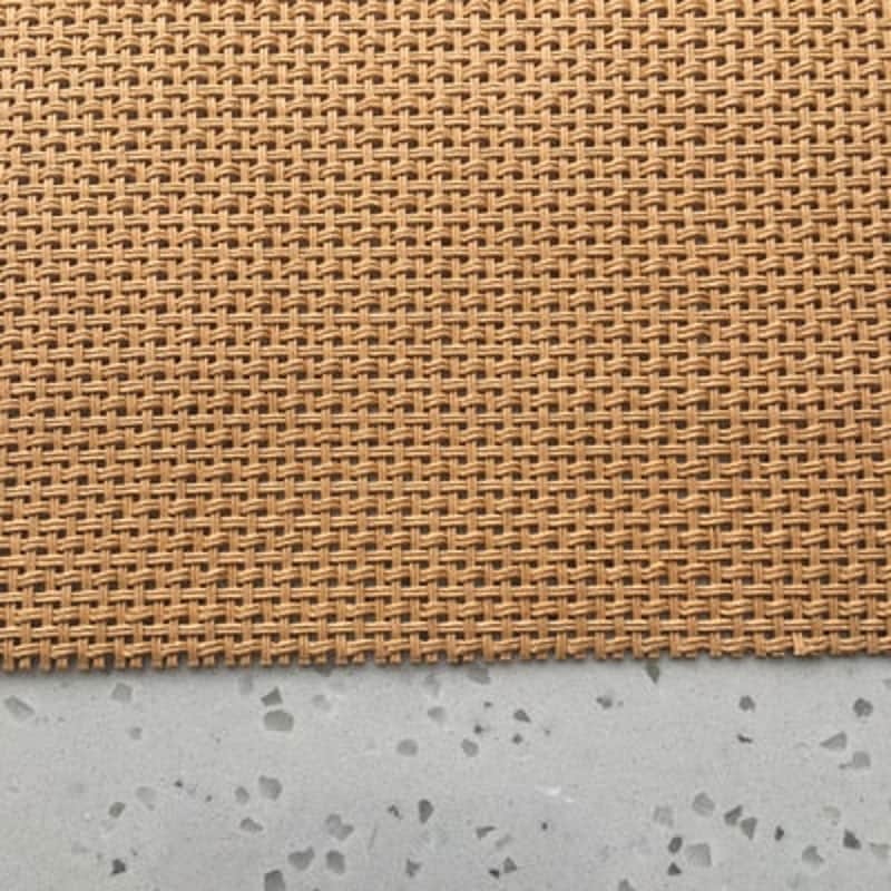 Cane Grill Cloth | Tan & Black Speaker Fabric-Cream Ivory / 19 x 29 inches image 1
