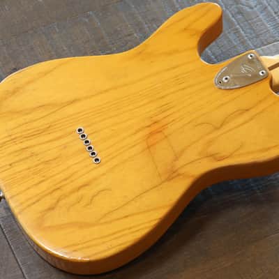 Vintage! 1975 Fender Telecaster Custom Natural Electric Guitar All Original! + OHSC image 12