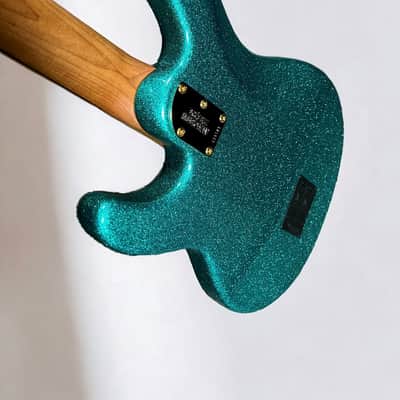 Ernie Ball Music Man Stingray 4 Special, Ocean Sparkle / Roasted Maple *IN STOCK image 5