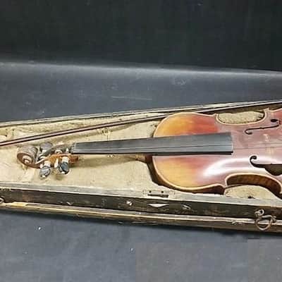 Antique Jacobus Stainer sized 4/4 violin, Austria 1695, Good, Repairs Needed image 1