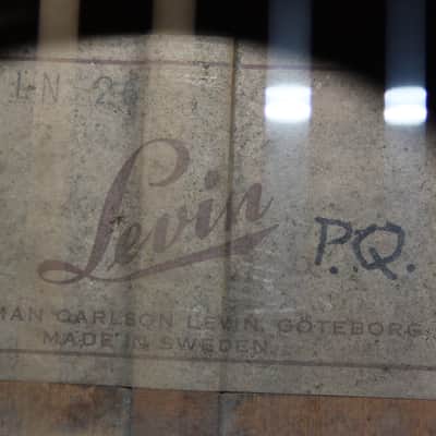 Vintage 1967 Levin (Martin) LN26 Goliath Made in Sweden Sunburst Acoustic Guitar image 7