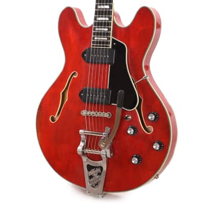 Eastman T64/v Thinline Antique Red Varnish w//Lollar Pickups & Bigsby image 2