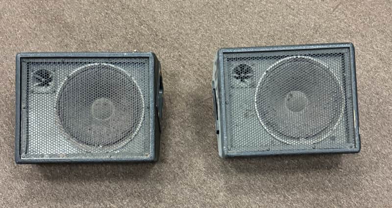 Peavey Peavey 112M Passive Floor/Stage Monitor Speakers – Pair – 65W / 8 Ohm 1990s image 1