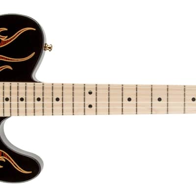 FENDER - James Burton Telecaster  Maple Fingerboard  Red Paisley Flames - 0108602887 image 1