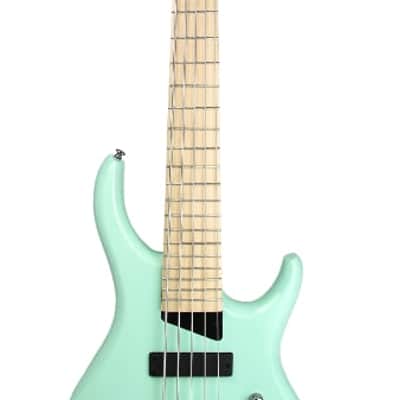 MTD Kingston Kingston Z5 Sea Foam Green (Solid Gloss Finish) Gloss, Maple Fretboard image 4