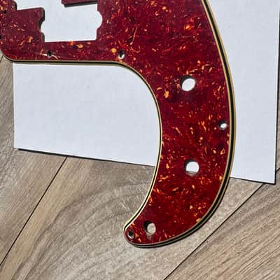 58 10 hole fender precision tortoise pickguard USA 57 50's RI image 5