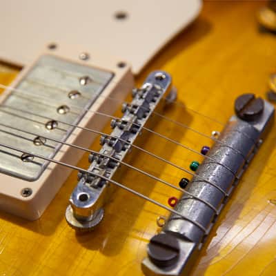 Gibson JOE PERRY LES PAUL TOM MURPHY HAND AGED 59 2013 - Faded Tobacco Burst image 9