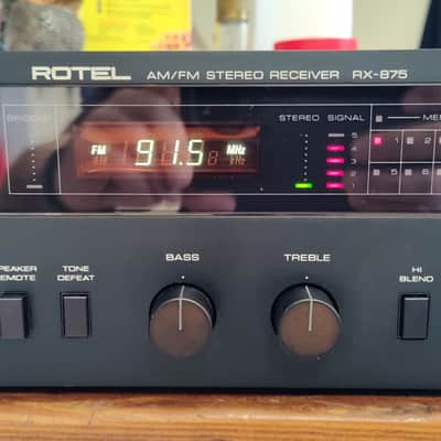 Rotel RX-875 1988 Black image 2