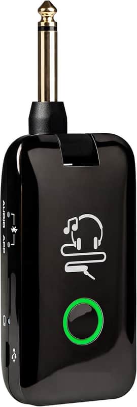 Mighty Plug Guitar and Bass Modeling Headphone Amplug with Bluetooth, 19 Effects, 6.35mm Phone Plug, Pocket Amplifier Built-in Rechargeable LiPo Battery 3.7V/1000mAh image 1