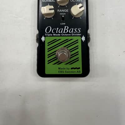 EBS Octabass Triple Mode Octave Divider Blue Label Octa Bass Guitar Effect Pedal