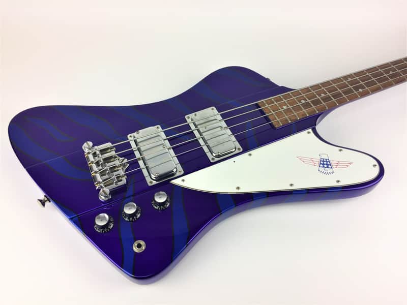 Gibson Thunderbird IV 1977 Metallic Purple/ Metallic Blue Tiger Stripe image 1