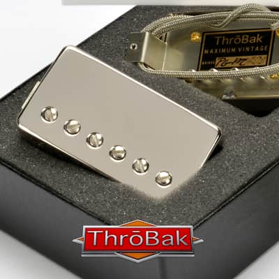 ThroBak PG-102 MXV P.A.F. Repro Set Brite Nickel image 1