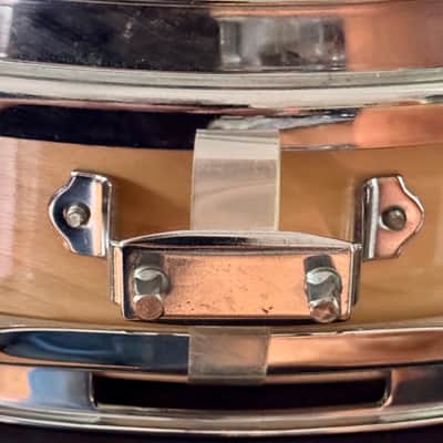 Ludwig Rocker Elite Piccolo Snare Drum 3 x 13" Black and White Badge 8 Lug image 5