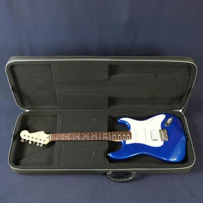 Fender HSS Standard Strat MIM Electron Blue w/Case (2007) - Used image 10