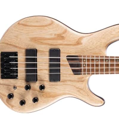 Cort Artisan Element 4-String Natural Open Pore Finish, Bartolini Electionics image 5