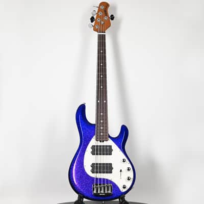 Ernie Ball Music Man StringRay 5 Special HH Bass Guitar- Violet Sparkle Burst 2026 (K10866) image 2