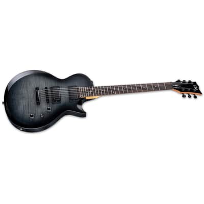 ESP LTD EC-200DX - Rosewood Fingerboard, Charcoal Burst image 5