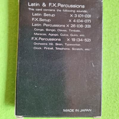 Roland SN-U110 Cards - 3 pcs.! image 5