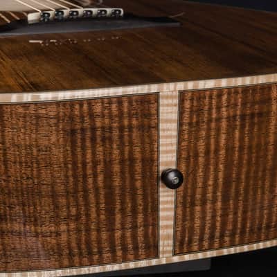 Huss & Dalton CM 12-Fret Custom Sinker Redwood and Flamed Black Walnut With Hide Glue NEW image 13