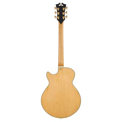 D'Angelico Deluxe SS Baritone w/Stairstep Tailpiece - Satin Honey - B-Stock image 6