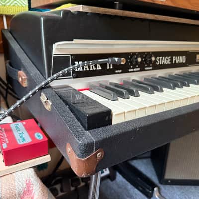 Rhodes Mark II Stage 73-Key Electric Piano 1979 - 1983 - Black Flat Top image 4