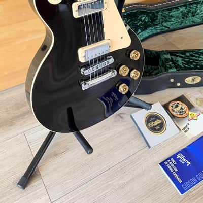 8.8 lbs! Gibson Les Paul Deluxe 30th Anniversary 1999 - Ebony Black, Limited Edition image 6