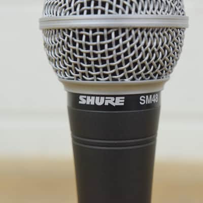 Shure SM48 Cardioid Dynamic Vocal Microphone (church owned) CG00HS7 image 3