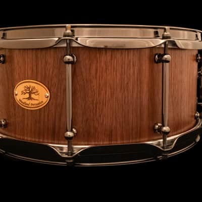 Woodland Percussion 14x6" Walnut Stave Snare Drum image 3