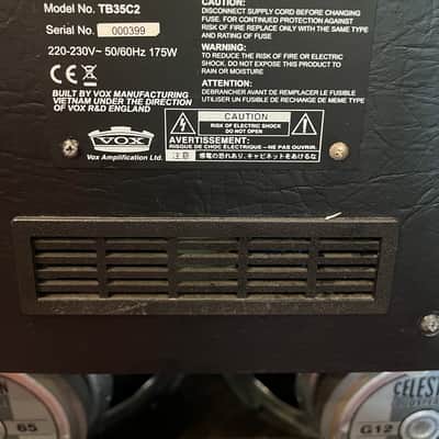 Vox TB35C2 Tony Bruno 35-Watt 2x12" Guitar Combo 2011 - 2013 - Black image 7