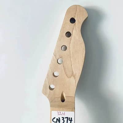 Harley Benton Tele Style Guitar Neck with HH Unfinished Body Set image 10